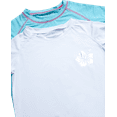 thumbnail image 7 of Real Love Girls' Rash Guard Shirt - 2 Pack Quick Dry Short Sleeve Swim Shirts (Sizes: 2T-16), 7 of 7