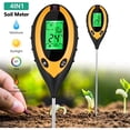 thumbnail image 2 of 4-in-1 Soil Moisture Meter - Soil Hygrometer for Gardening, Farming, Lawn, Indoor and Outdoor Plants - Digital LCD Sensor Soil Tester for Plant Care - Plant Water Meter - Plant Moisture Meter, 2 of 7