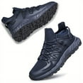 thumbnail image 3 of Mens Lightweight Breathable Running Shoes - Slip-On, Low Top, Non-Slip, Air-Flow Technology for All Seasons Outdoor Training, Workout, and Hiking - Durable, Comfortable, Quick-Dry, Anti-Skid Traction, 3 of 5