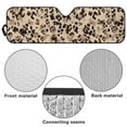 thumbnail image 6 of Uorisanigo Windshield Sun Shade Foldable Sun Visor for 2007-2023 Wrangler Rubicon Sahara TJ JK JKU 2 & 4 Door,Cheetah Leopard Print Car Sunshade for Jeep Gladiator JT 2020-2025 JL (52.95" X 16.14"), 6 of 7