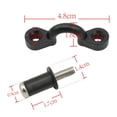 thumbnail image 4 of Greeniant 6 unids/set tuerca de goma en forma de C hebilla de cuerda de cubierta de ojo con ojales de tornillos para barco Kayak Kit de aparejo de cubierta Ropa Deportiva, Zapatos Greeniant OD009254-00, 4 of 6