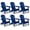 Blue, variant on PEXMOR Folding Adirondack Chair Set of 4, Wood Accent Fire Pit Chair, Outdoor Patio Lounge