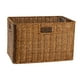 thumbnail image 3 of Cesta Decorativa Perfecl Cesta de Picnic Rectangular de Mimbre de Imitación 38x26x24cm, 3 of 7