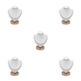 thumbnail image 3 of kurtrusly Necklace Display Bust Smooth Stable for store Showroom Retail Dresser S White 5Set, 3 of 6