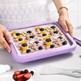 thumbnail image 6 of Rolled Ice Cream Maker Kit, At-Home Rolled Ice Cream Maker, Instant Ice Cream Maker with Scrapers, DIY Rolled Ice Cream Tray, Stainless Steel Instant Freeze Plate for Rolled Ice Cream, Frozen Yogurt, 6 of 7