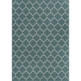 thumbnail image 1 of Unique Loom Outdoor Trellis Lattice Area Rug 10' x 14' Rectangle Teal/Gray, 1 of 2