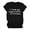 Black, variant on Women Blouse Loose Shopping Tops Short Sleeve Casual Travel Printed Walking Jogging Shirt, L, Black