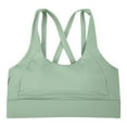 thumbnail image 4 of Bras for Women,High Sports Bra Maximum Support Adjustable Straps for Women Running Yoga Fitness Workout,Sports Bras for Women,Green,2XL, 4 of 4