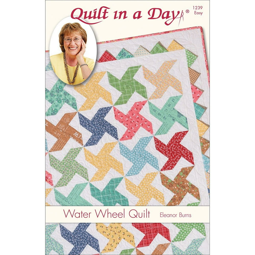 water-wheel-quilt-by-eleanor-burns-pattern-only-by-quilt-in-a-day-walmart-walmart