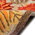 thumbnail image 2 of Liora Manne Ravella Area Rug Indoor Outdoor Natural Falling Leaves 70% Polypropylene, 2 of 5