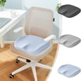 thumbnail image 7 of Memory Foam Seat Cushion Office Chair Pad Coccyx Pain Relief Non-Slip Base 16x15x2in Thickened Comfort Support, 7 of 7