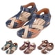 thumbnail image 1 of MKLEKYY Sandalias Ortopédicas para Mujer, Zapatos de Verano Con Velcro, Informales, Con Punta Abierta, Cómodos, para Playa, 1 of 4