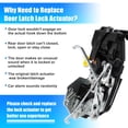 thumbnail image 6 of Unique Bargains Front Right Door Lock Actuator 931-493 9030-04010 for Toyota Tacoma 1998-2004 Black, 6 of 7