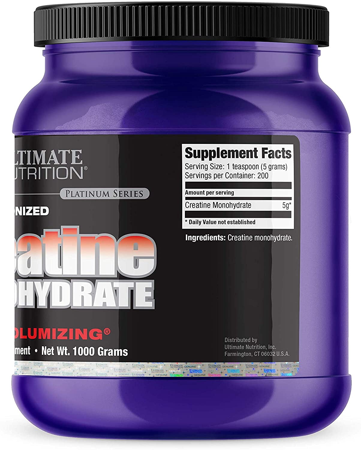Ultimate Nutrition Ultimate Nutrition Platinum Series Creatine Monohydrate, 1000 G-Dietary supplement