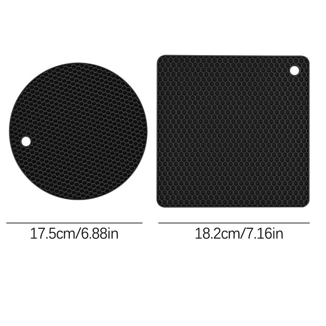 Birdeem Mat Set Silicone Heat Insulation Table Mat Kitchen Pot Scalding Mat Kitchen Mat Casserole Mat Oven Heat Insulation Mat