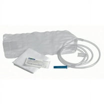 Medline Enema Poly Bag Sets, 1,500 CC Capacity, Clear, Case of 48 Bags