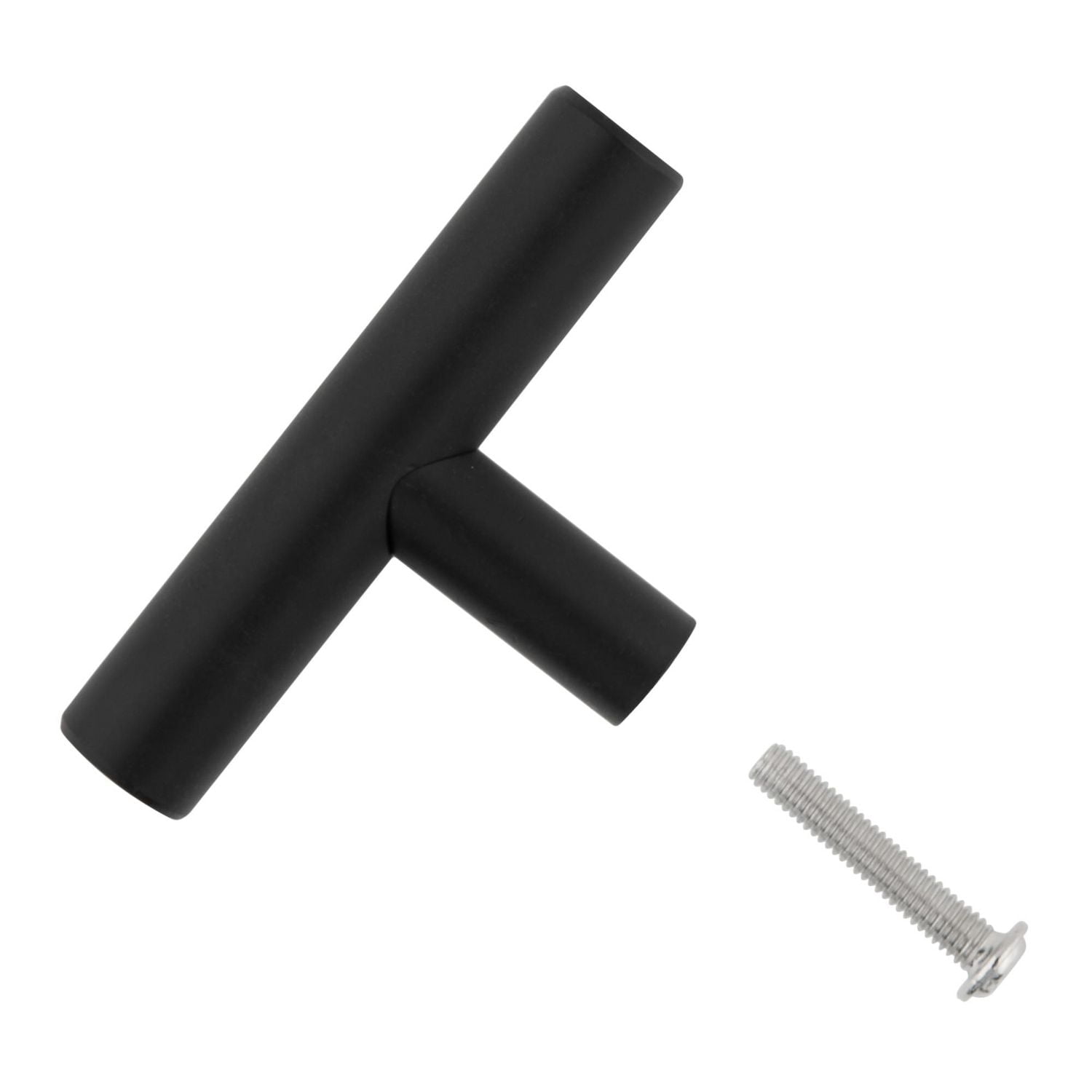 Era Rounded T Knob 4-Pack Matte Black
