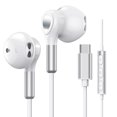 thumbnail image 1 of Audífonos USB Tipo C In-Ear con Micrófono y Control Volumen Chip HiRes 32-bit Carcasa TPE para Samsung Galaxy iPad Pro Pixel, 1 of 8