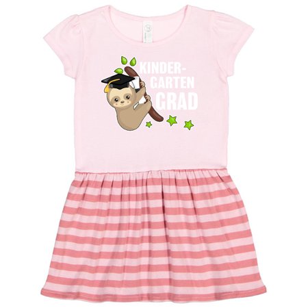

Inktastic Kindergarten Grad Sloth Gift Toddler Girl Dress