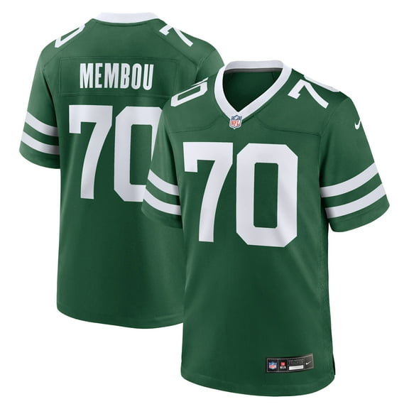 Men's Armand Membou Nike Legacy New York Jets 2025 NFL Draft First Round Pick Game Jersey