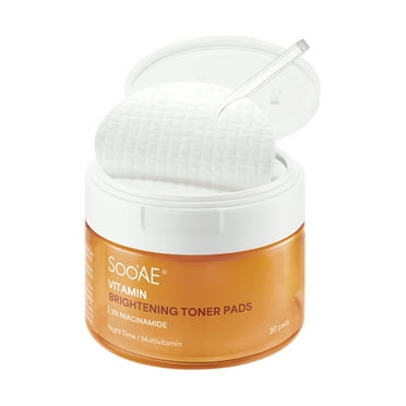 Soo'AE Vitamin Brightening Toner Pads (30 Counts)