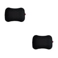 thumbnail image 4 of Naiovety Almohada plegable inflable para viajes, cuello, cintura, almohadas de aire, reposacabezas de coche, funda con correa fija, herramienta Negro 2Conjunto, 4 of 6