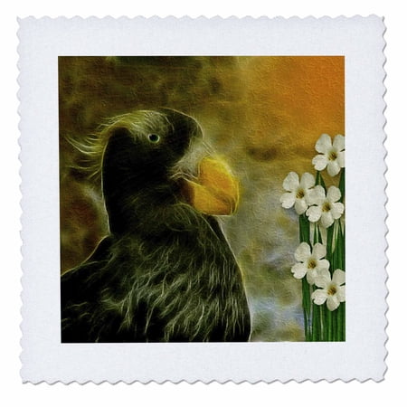 3dRose, Nesting Puffin, 10x10 inch quilt square