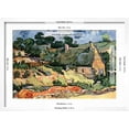 thumbnail image 5 of Art.com Shelters in Cordeville by Van Gogh Art Print by Vincent van Gogh, White Frame Wall Art, 23" x 17", 5 of 5