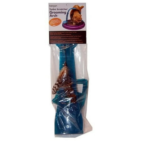 UPC: 0879213003159 | Bergan Turbo Scratcher Grooming Arch Cat Toy