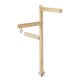 thumbnail image 3 of Percha de madera para pájaros, soporte para percha, corral de ejercicio, accesorios para jaulas, soporte de juego para pájaros 3 barras, 3 of 9