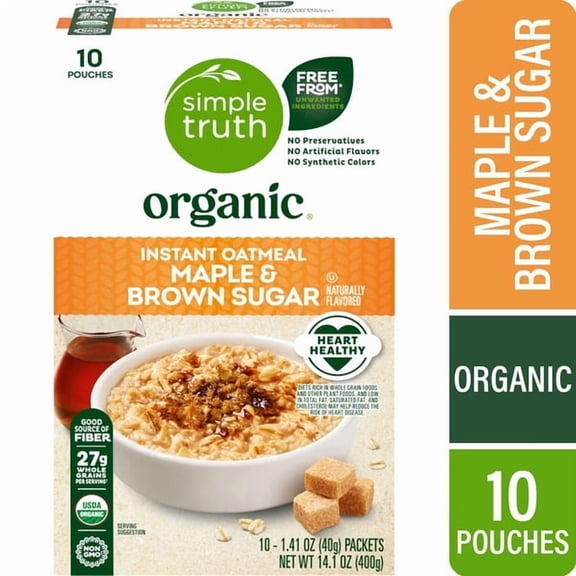 STO Maple & Brown Sugar Instant Oatmeal 10 ct