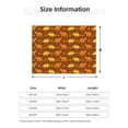 thumbnail image 5 of Fuzoiu Dinosaurs and Leaves Print Flannel Blanket,Throw Blanket,Flannel Home Decor,Fleece Bed Blankets,Cozy Soft Blanket for Bed, Sofa, Camping, and Travel-80"x60", 5 of 6