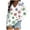 Multicolor, variant on Plus Size Christmas Shirt for Women long Sleeve V Neck Floral Print Pullover Tunic Tops Multicolor-4 S