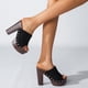 thumbnail image 4 of Nuevas sandalias de mujer cómodas de suela gruesa de tacón alto de boca de pescado Wmkox8yii  hfjk3621, 4 of 6
