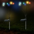 thumbnail image 3 of Juego de 2 luces solares para exteriores Firefly, luces de jardín, luces solares para paisajes: árboles de fuegos artificiales con flores para hacer tú mismo para pasarelas, patios, césped, patios tra, 3 of 4