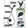 thumbnail image 3 of Wowow Single Handle 8-Spray Tub and Shower Faucet 1.8 GPM in Matte Black Valve Included, 3 of 6