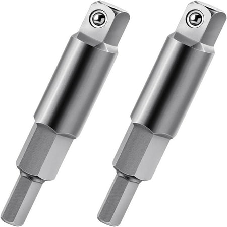 

Convenient and Reliable Essential HVAC Repair Tool Set - Hexagon Bit Adapter Kit and Ratchet Wrench 2 Pack Service Hex Key Adapter 3/16 to 5/16 - Ideal HVAC Valve Opener for Air Conditio