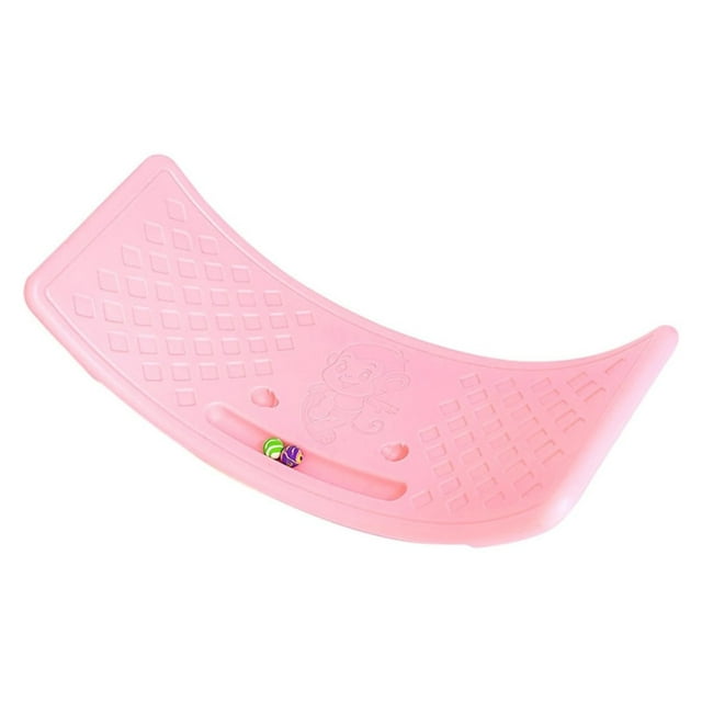 Balance Board -Compact Balancing Trainer,Kids Curved Wobble Plastic Balance Board Non Slip Balance Board Toy Wobble Disk for Toddler Exercise Motor Skills,Core Strengthening