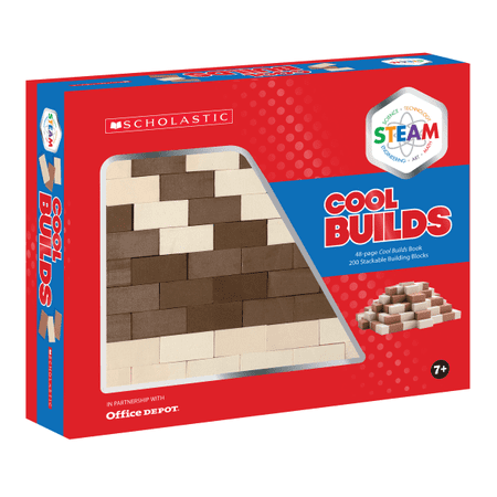 Scholastic STEAM Cool Builds Activity Kit, Grades 2 To 5
