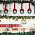 thumbnail image 2 of Couronne de Noël 6 Pcs pour Décoration de Porte Murale, 2 of 9