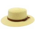thumbnail image 2 of Classic British Summer Sun Hat with Flat Top for Travel Casual Style Daily Leisure Wear, 2 of 3