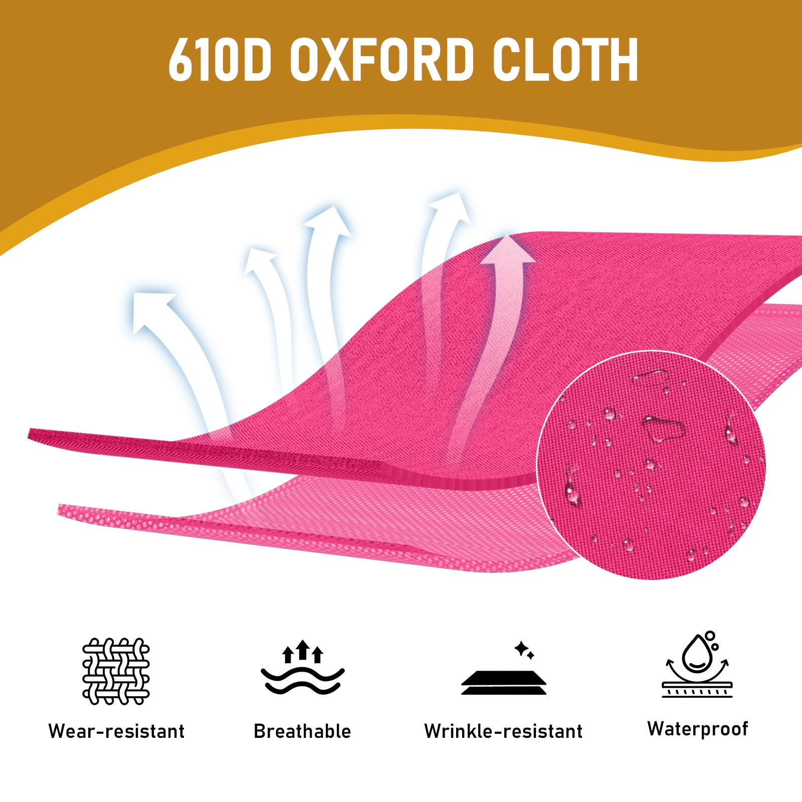 Portable Folding Camping Cot, Premium Aluminum Tube Oxford Fabric Cot, Lightweight Space Saving Cot with Carrying Bag, Pink Camping Cot for Outdoor Camping Activities