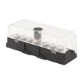 thumbnail image 1 of 12 Terminal Power Distribution Block, Flame  Base 12pc M4 Termial Screw Terminal Blocks 100A With 2 Screw For Trucks RVs Boats, 1 of 8