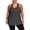 Dark Gray, variant on Women's Plus Size Athletic Tank Tops Cross Backless Racerback Workout Yoga Running Sleevelss Shirts(Orange/XXL)