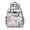 Geometric, variant on Llama Face Waterproof School Backpack - Kawaii Ergonomic Travel Daypack with Chest Strap, Breathable Padded for Teens & Students