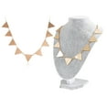 thumbnail image 5 of Women Fashion Jewelry Necklace Triangle Collar Art Deco Spiked Chain Statement Necklace, 5 of 5