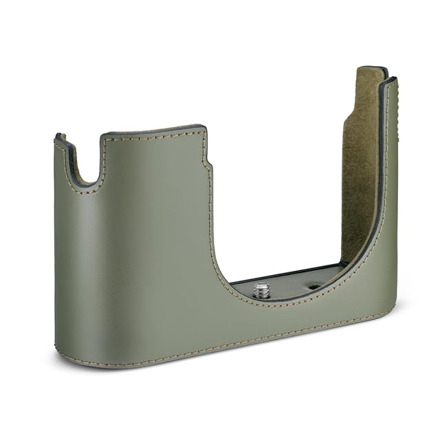 Funda Media de Cuero Negra para Cámara Leica Q3