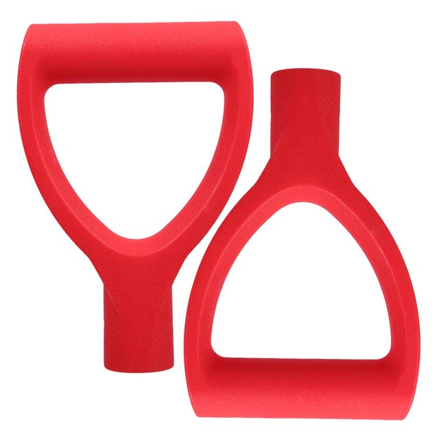 LITINKIMI 2pcs Snow Plow For Shoe Attachments Shovel Handle Red Comfortable Grip Snow Clearing