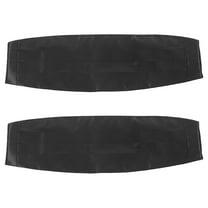 KONTONTY 2pcs Men Solid Color Cummerbund Formal Tuxedo Accessories Adjustable Satin Waistband For Wedding And Party Events