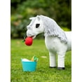 thumbnail image 2 of LeMieux Toy Pony - Coco Bongo Champion Show Pony - Grey Plaitable Mane & Tail - Patent Hooves - Reversible Lorry/Stable Carry Case - Ages 3+ - Show Pony White - One Size, 2 of 4